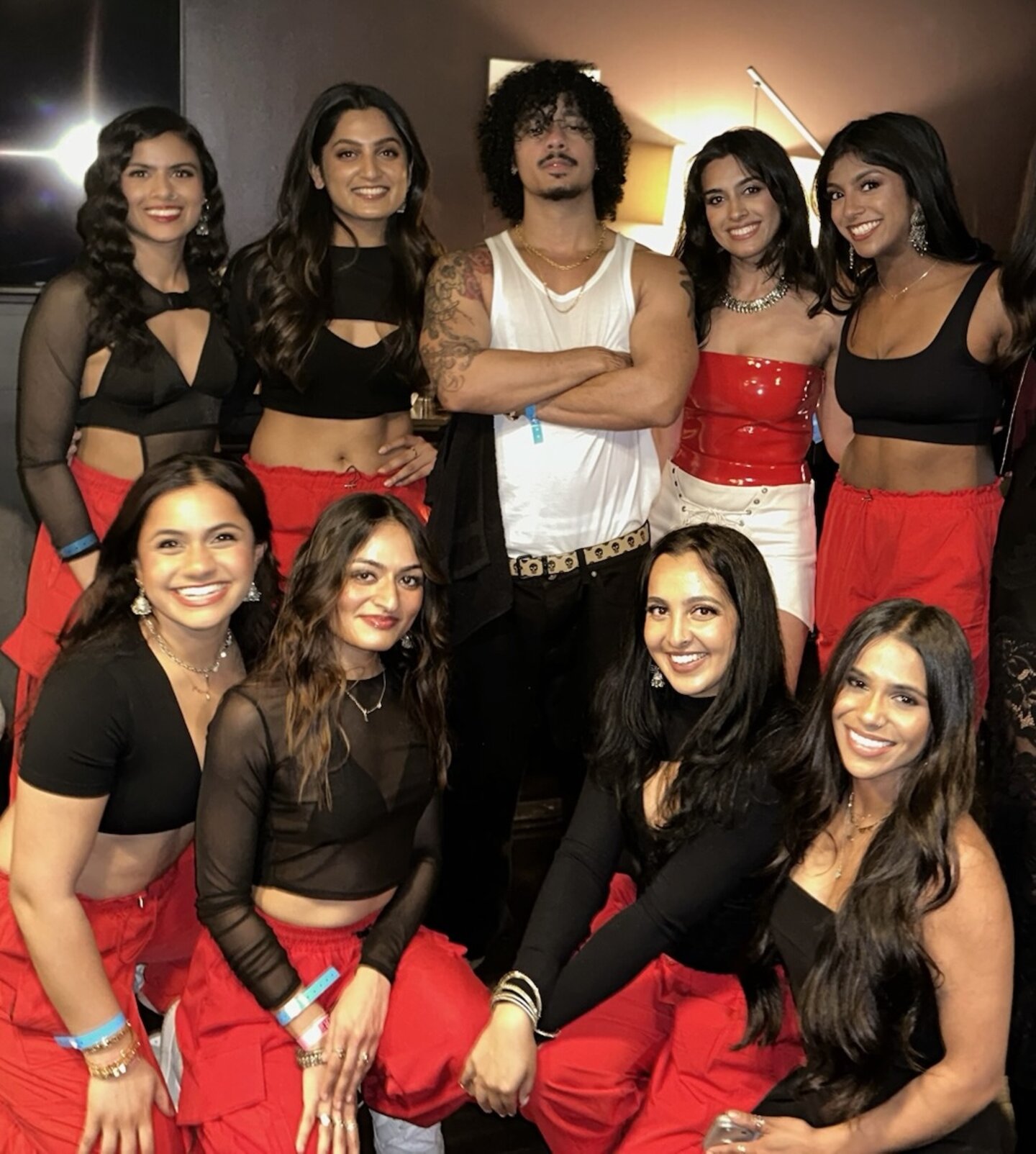 Anjali Kapur performing as part of Hanumankind's opening act