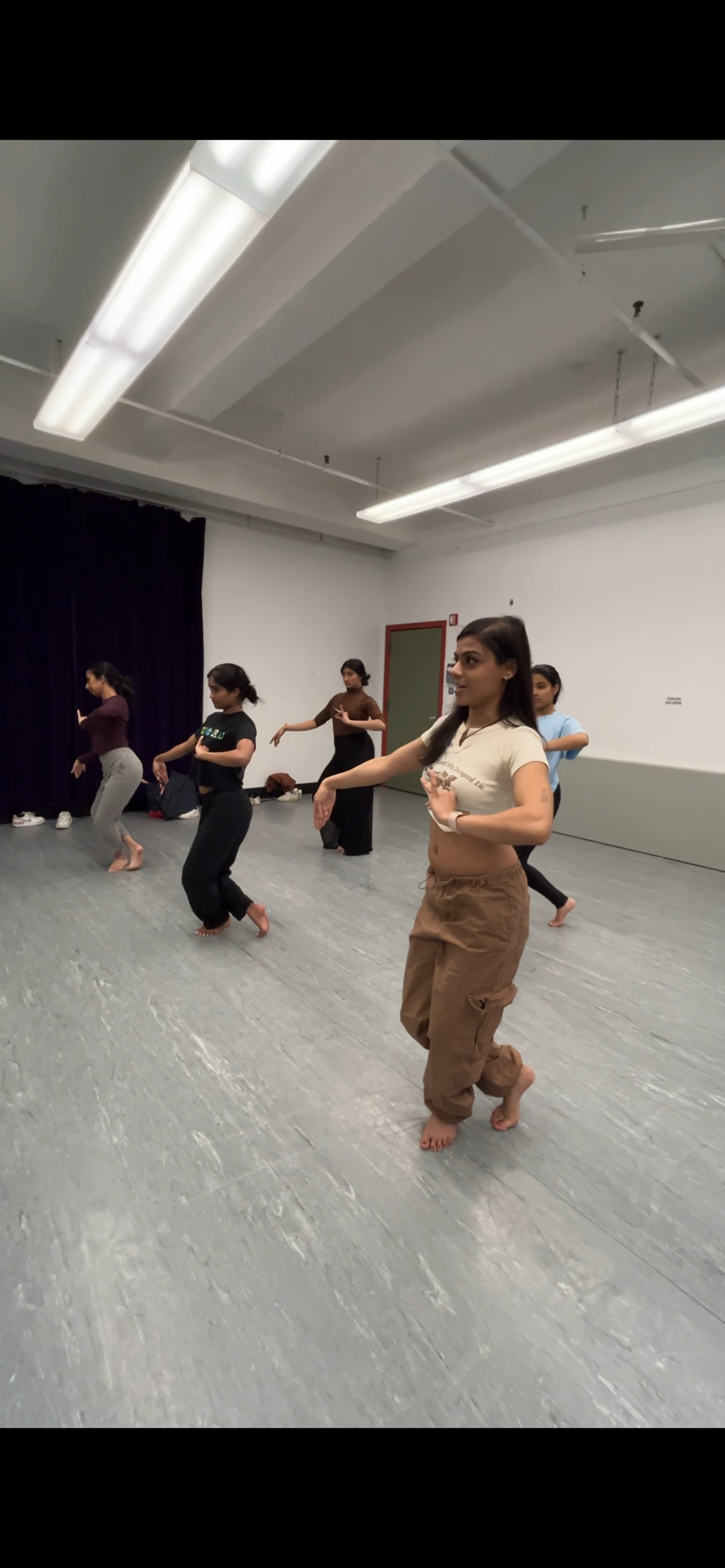 Anjali teaching private lessons